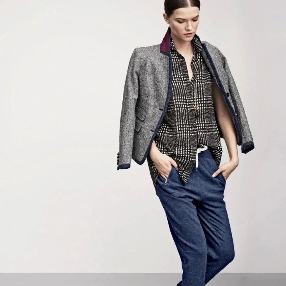 J.Crew Sleeveless Plaid Print Blouse *MSRP $99*